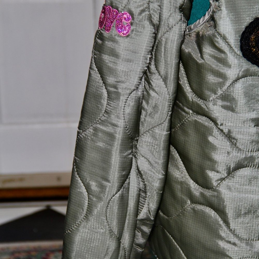 Up-Cycled Quilted Jacket - image 2